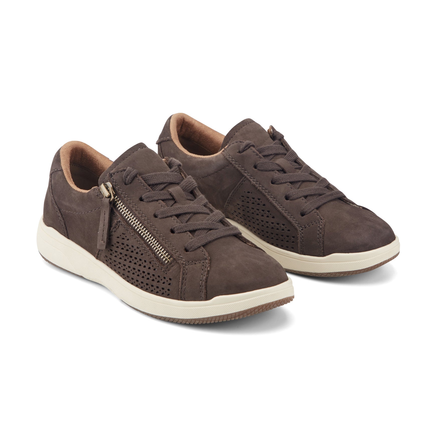 Earth Shoes Netta Round Toe Casual Lace-up Sneakers