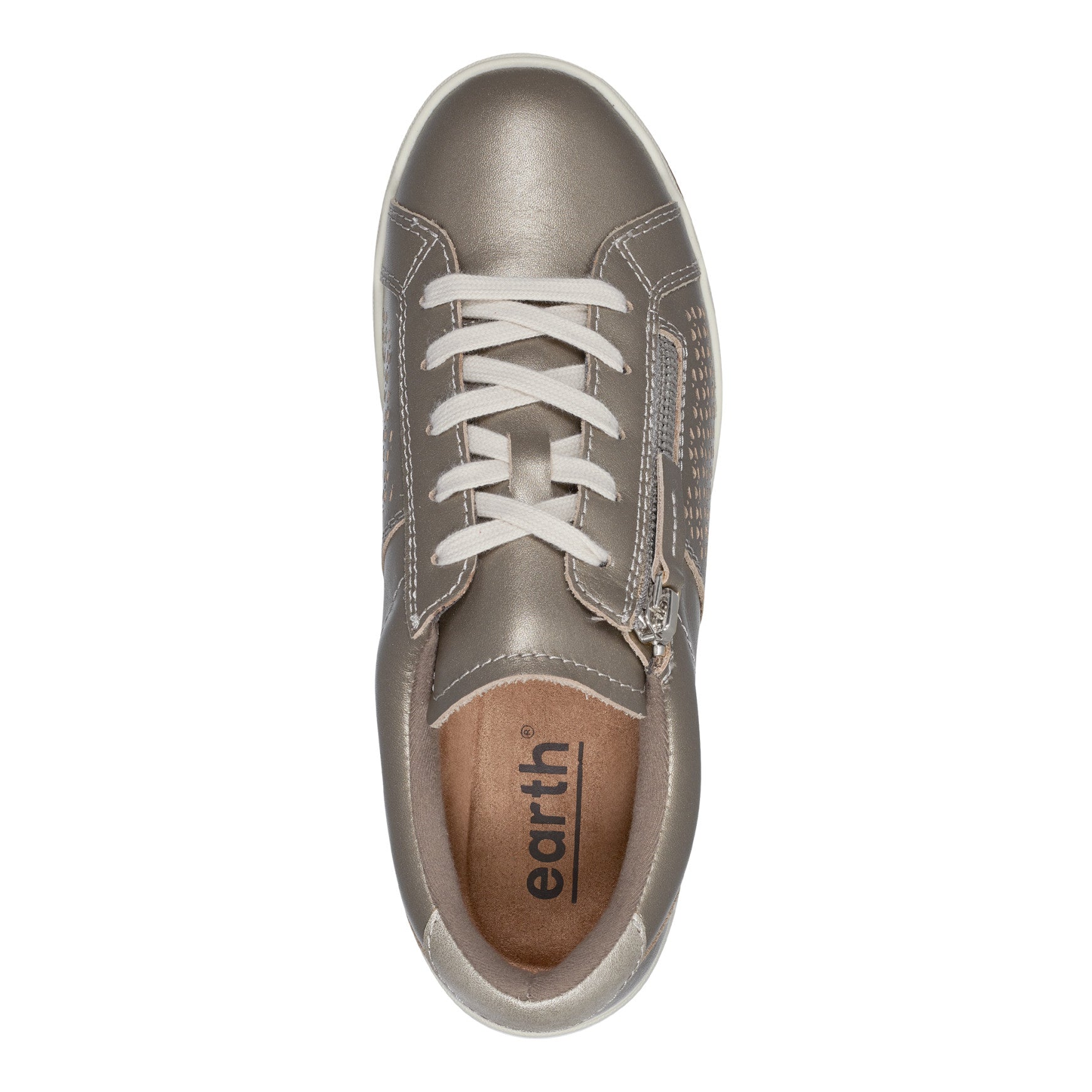 Earth Shoes Netta Round Toe Casual Lace-up Sneakers