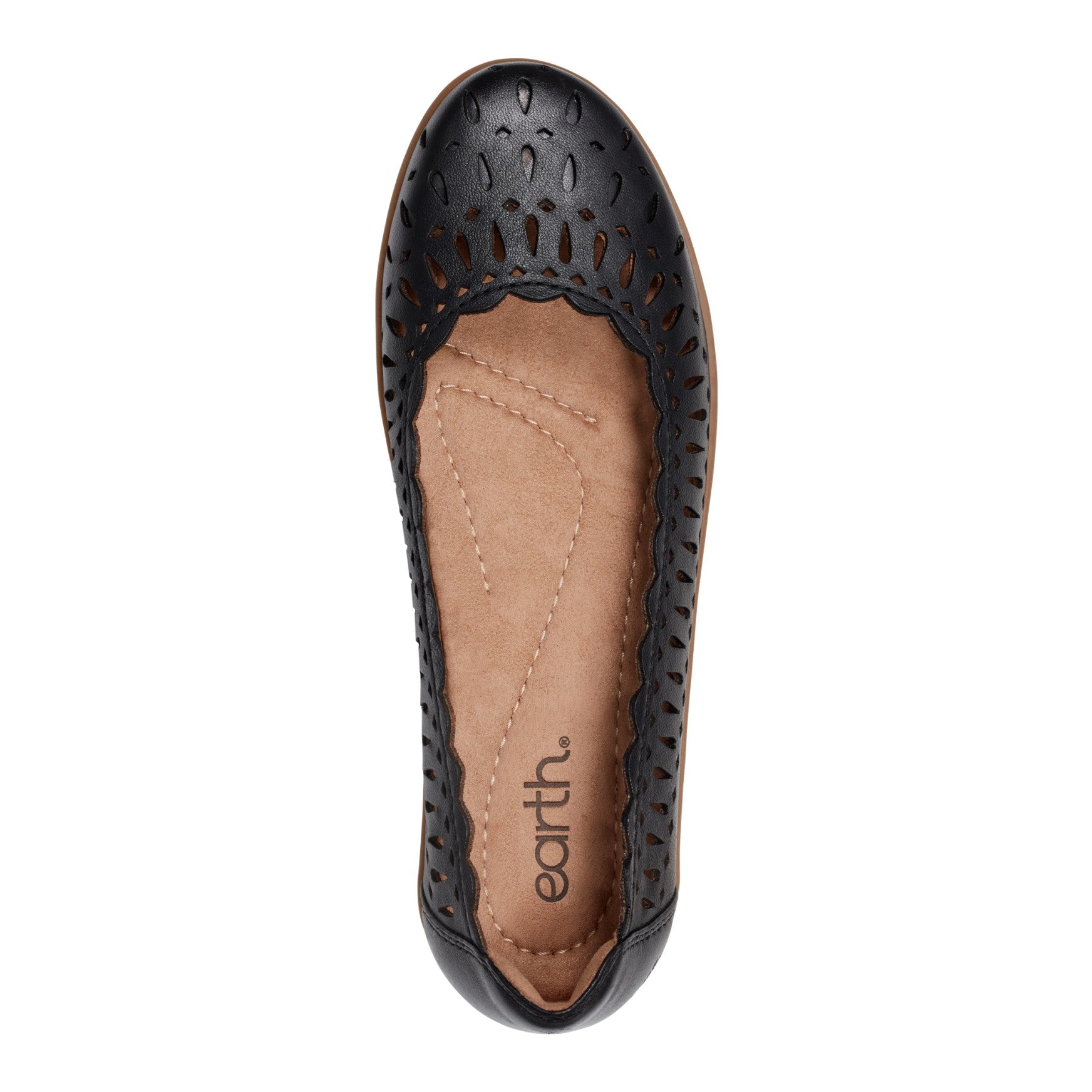 Earth Shoes Luna Round Toe Casual Slip-on Ballet Flats
