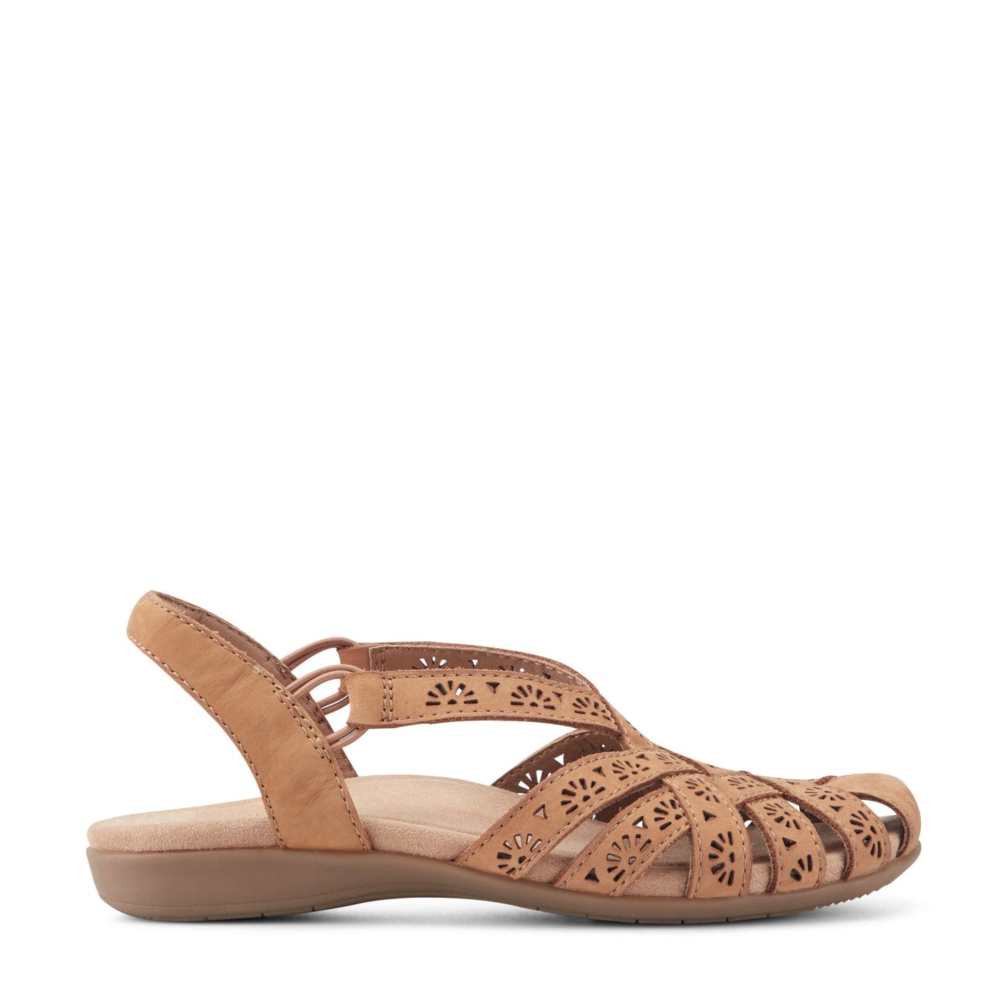 Earth Shoes Briel Round Toe Casual Slingback Flat Sandals