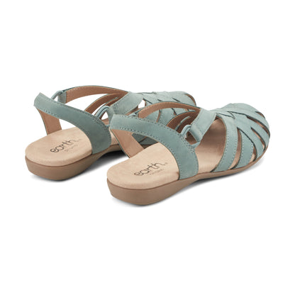 Earth Shoes Berri Woven Casual Round Toe Slip-on Sandals