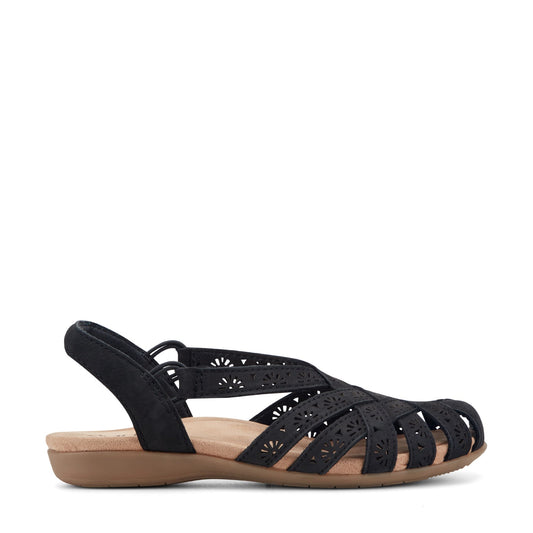 Earth Shoes Briel Round Toe Casual Slingback Flat Sandals