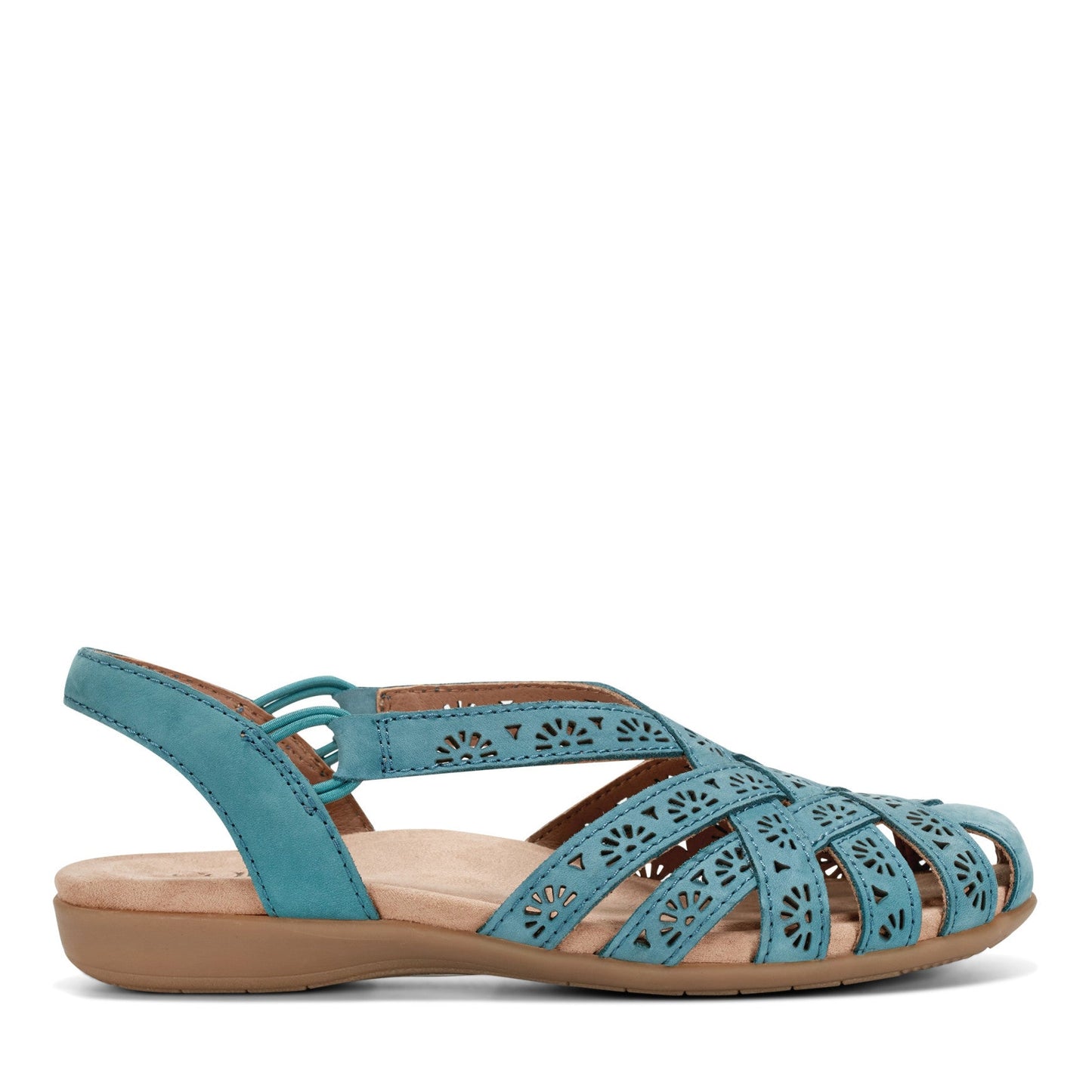 Earth Shoes Briel Round Toe Casual Slingback Flat Sandals