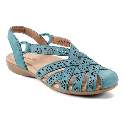 Earth Shoes Briel Round Toe Casual Slingback Flat Sandals