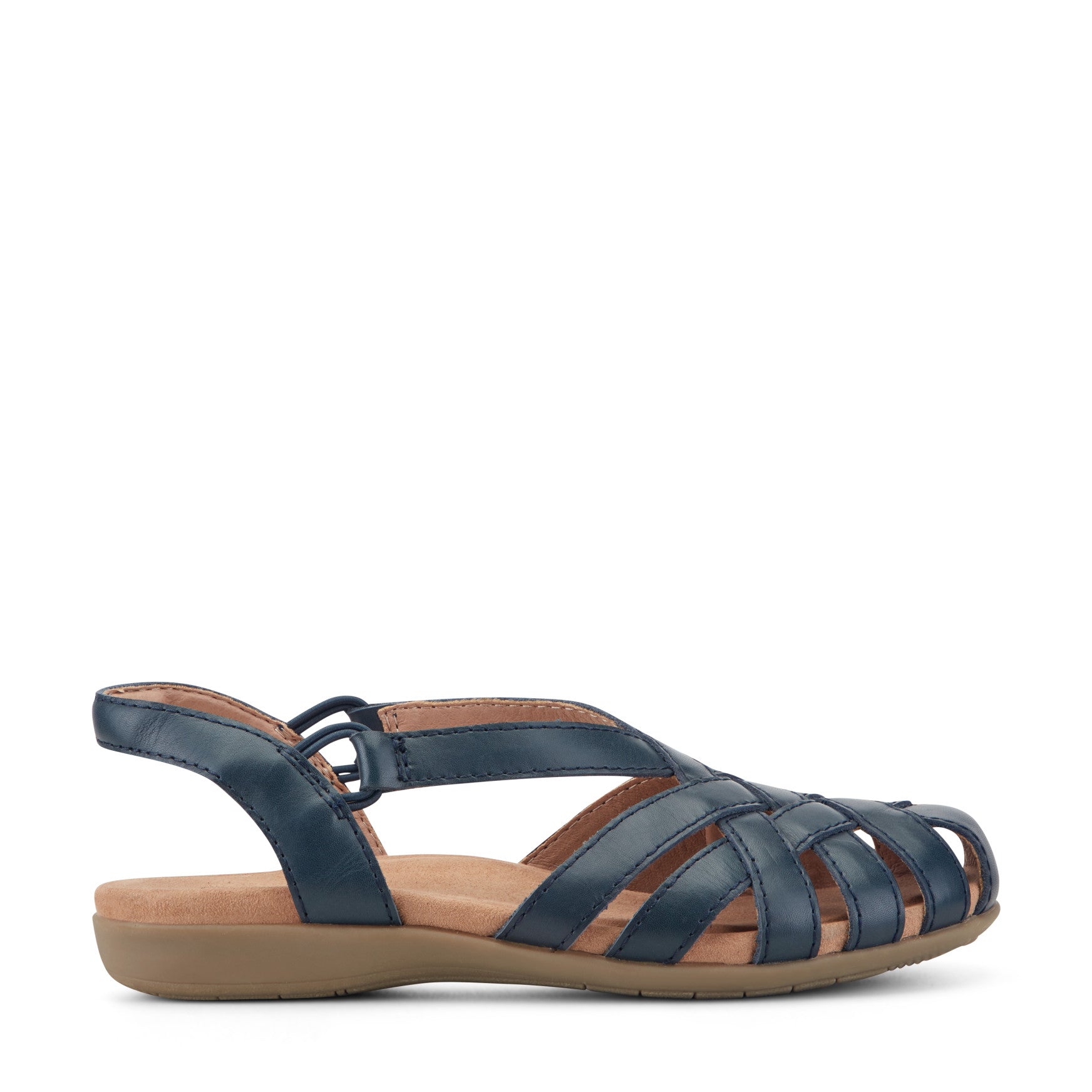 Earth Shoes Berri Woven Casual Round Toe Slip-on Sandals