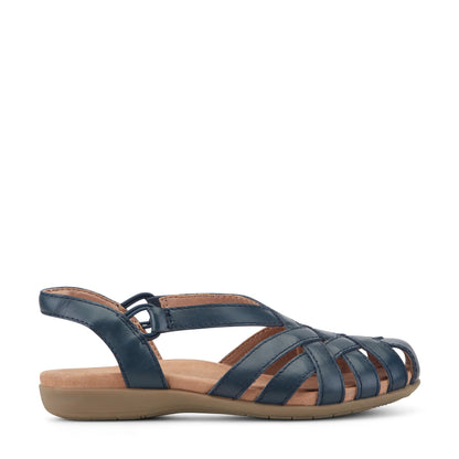 Earth Shoes Berri Woven Casual Round Toe Slip-on Sandals