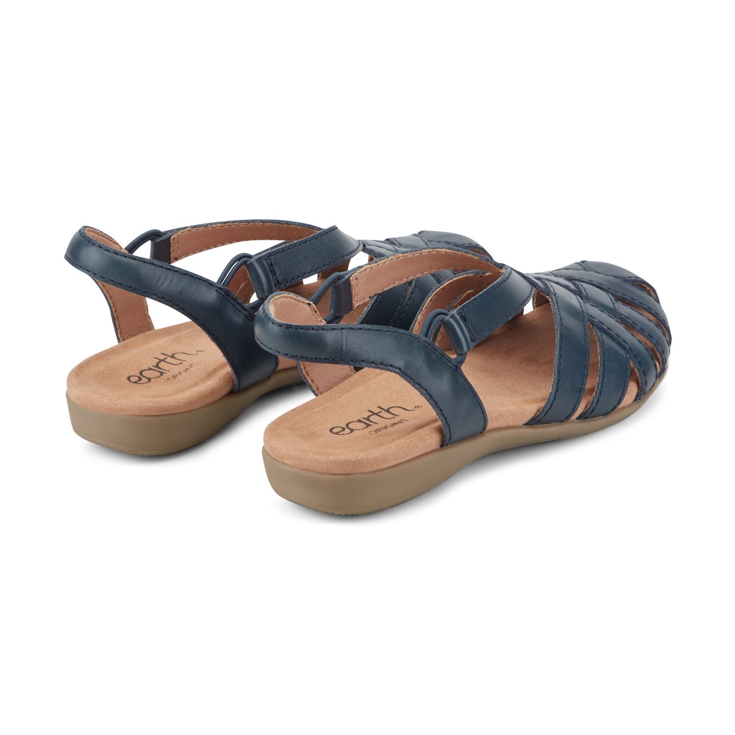 Earth Shoes Berri Woven Casual Round Toe Slip-on Sandals