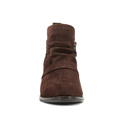 Earth Shoes Chandy Suede Ruched Booties