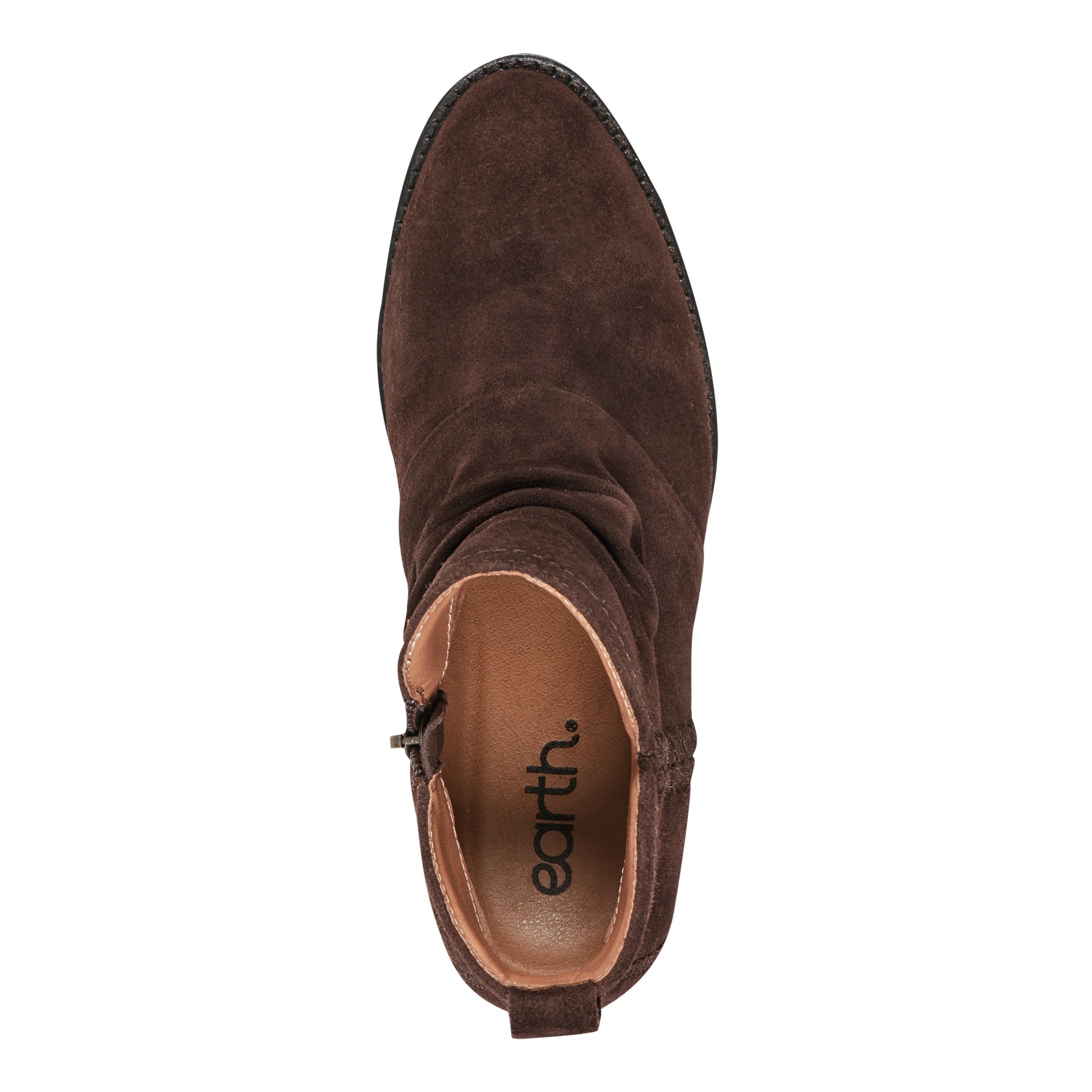 Earth Shoes Chandy Suede Ruched Booties