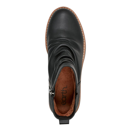 Earth Shoes Yonder Waterproof Ruched Lug Sole Casual Booties