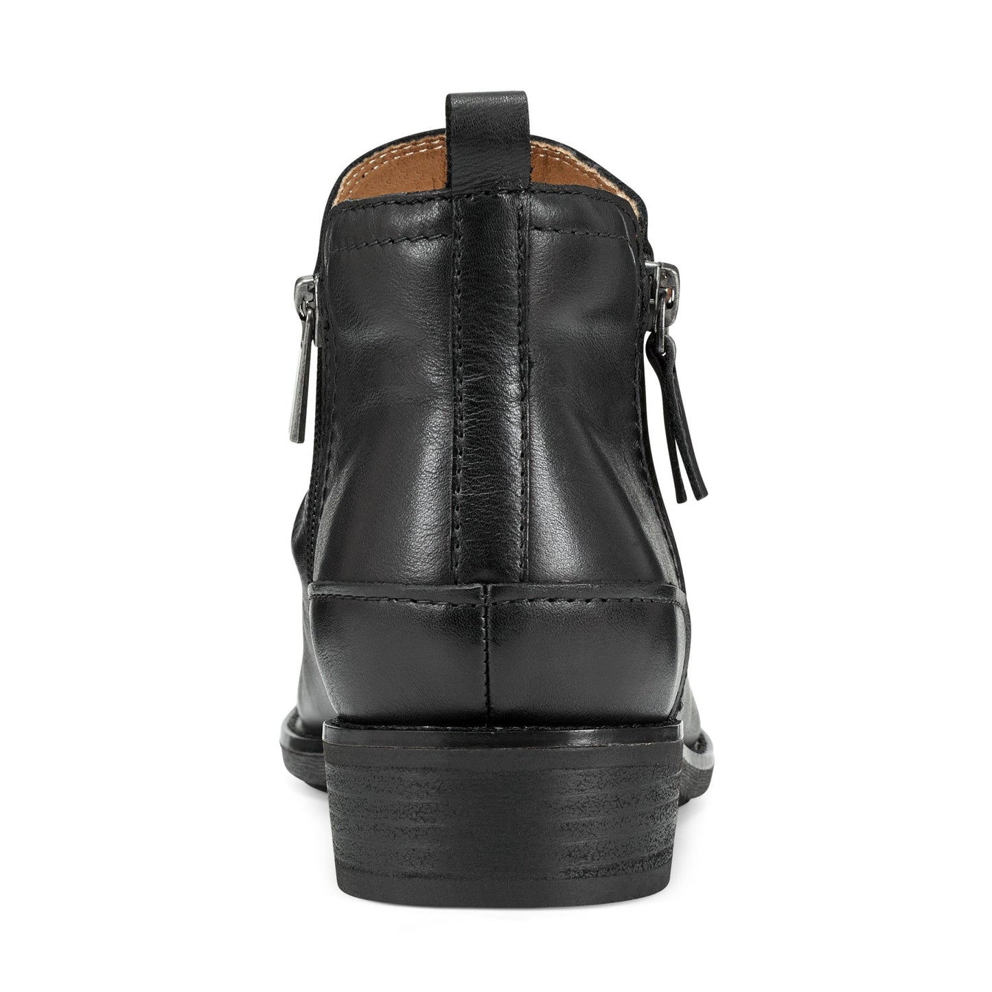 Earth Shoes Nadya Round Toe Ruched Casual Booties