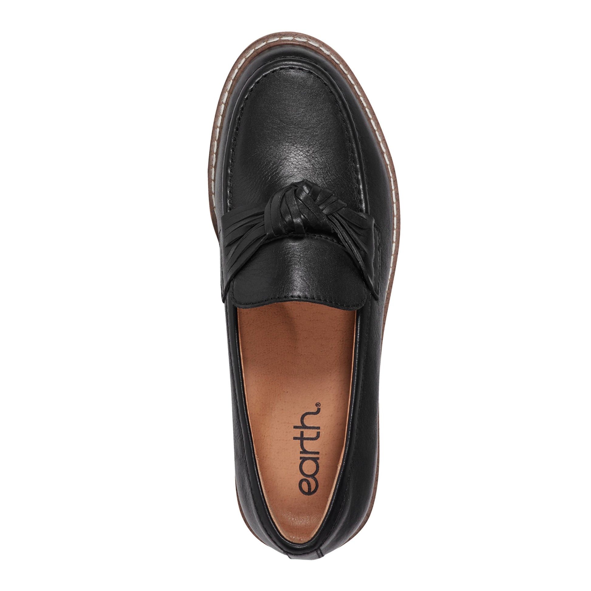 Earth Shoes Jayde Leather Knotted Loafers