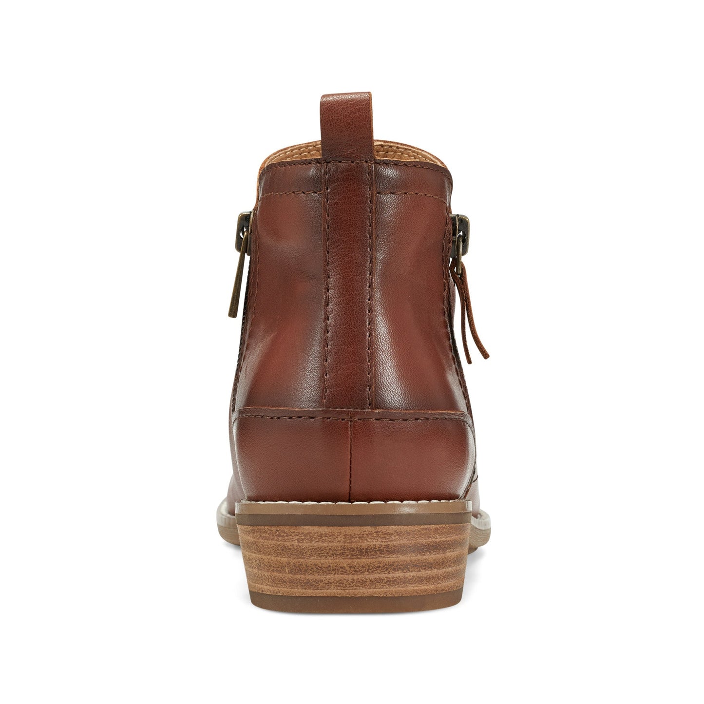 Earth Shoes Nadya Round Toe Ruched Casual Booties