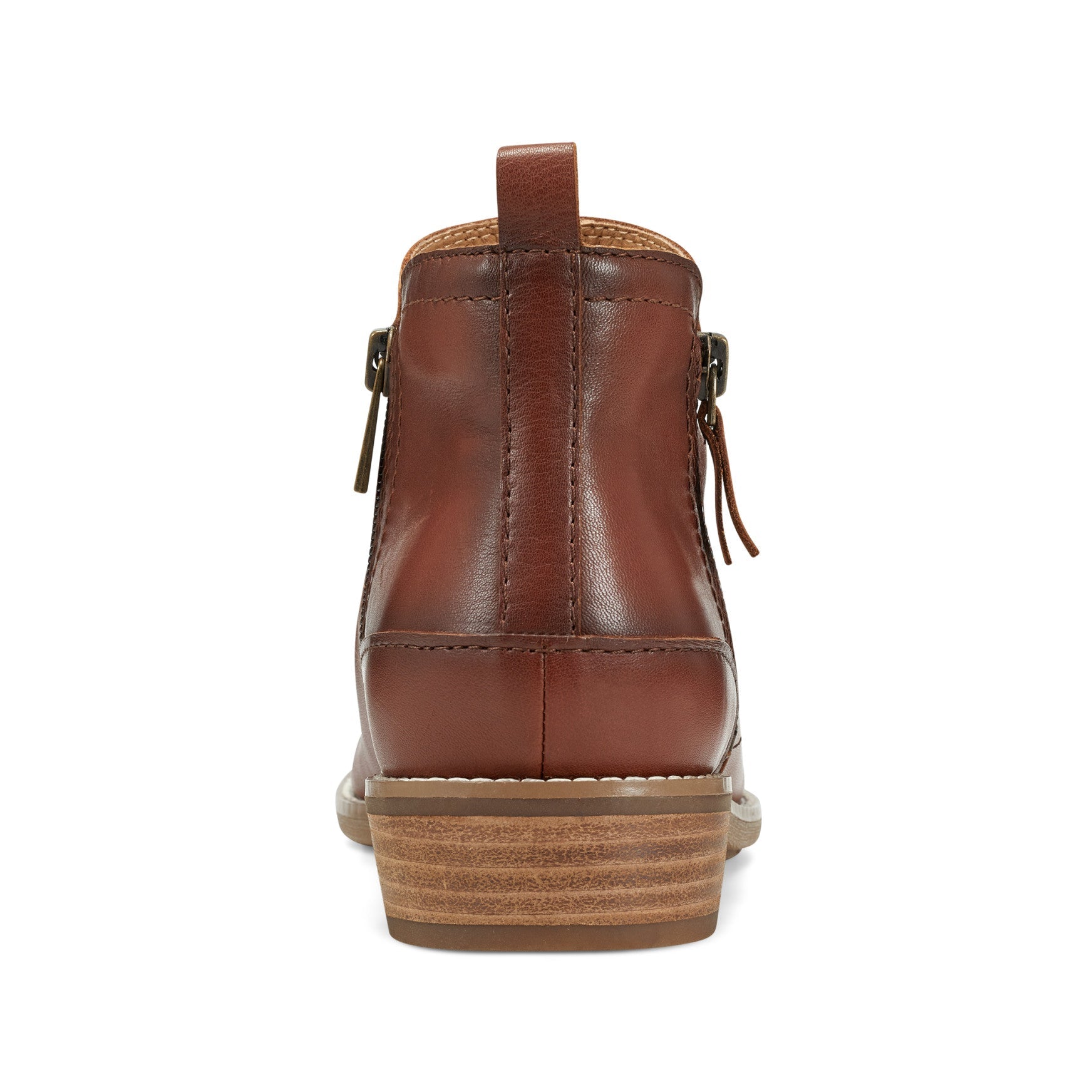 Earth Shoes Nadya Round Toe Ruched Casual Booties