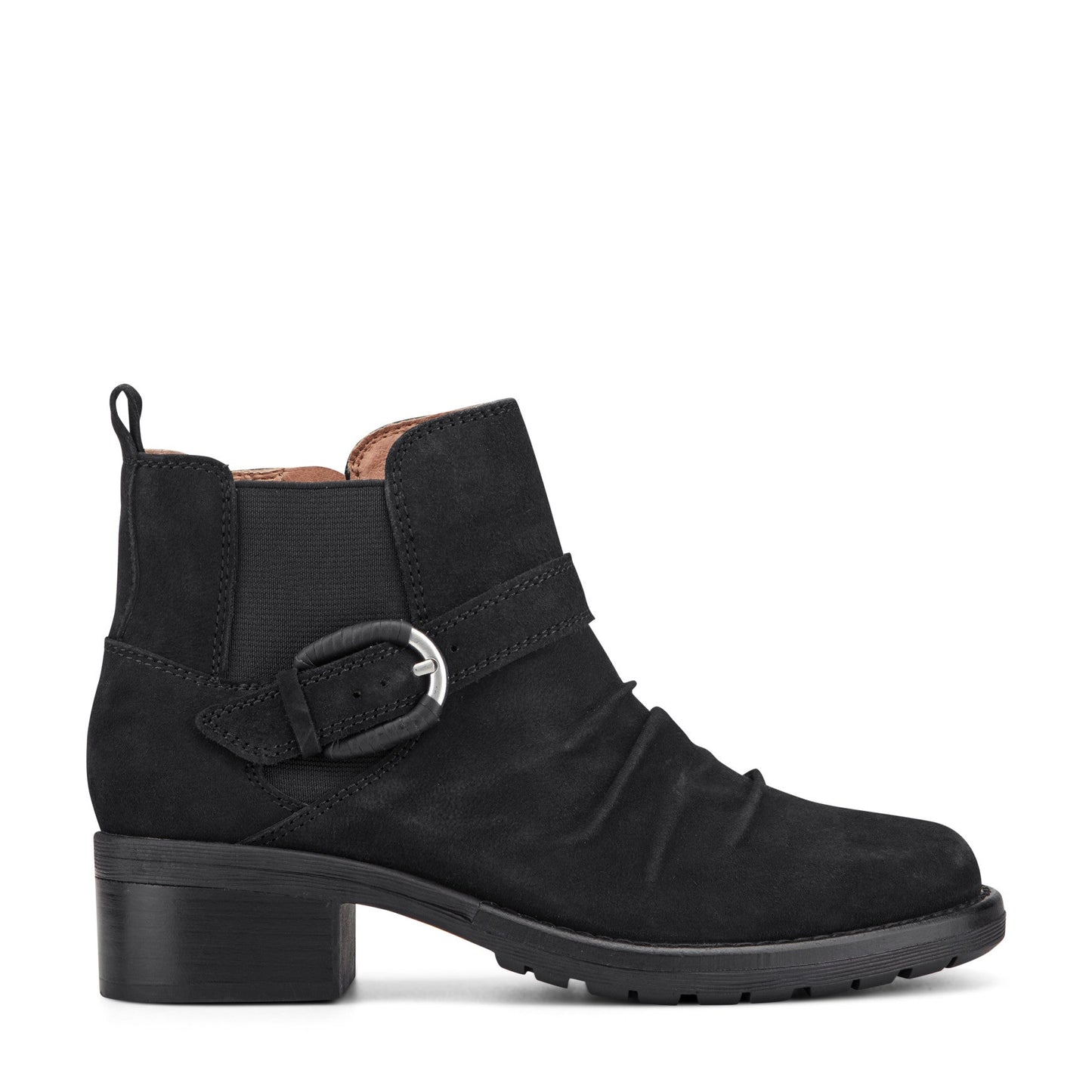 Earth Shoes Zane Suede Ruched Booties