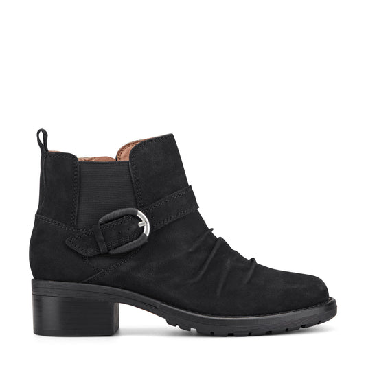 Earth Shoes Zane Suede Ruched Booties