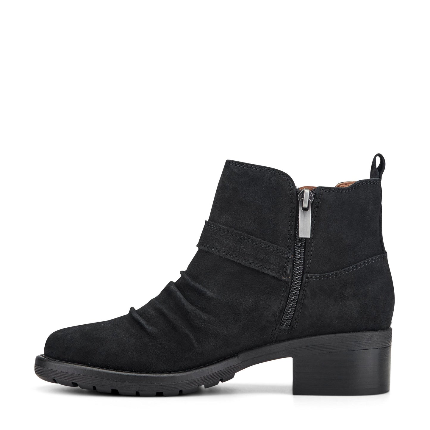 Earth Shoes Zane Suede Ruched Booties