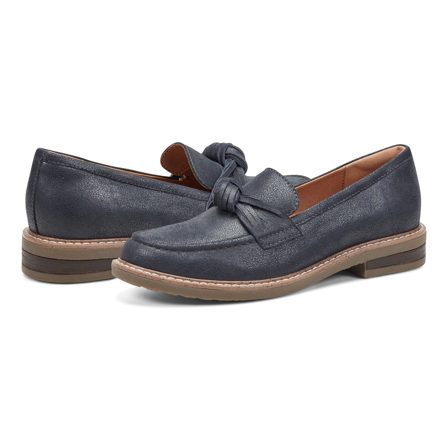 Earth Shoes Jayde Leather Knotted Loafers