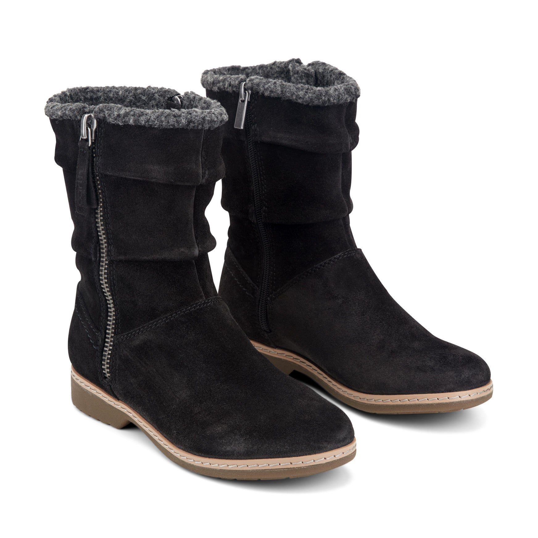 Earth Shoes Hyland Water Repellent Suede Booties