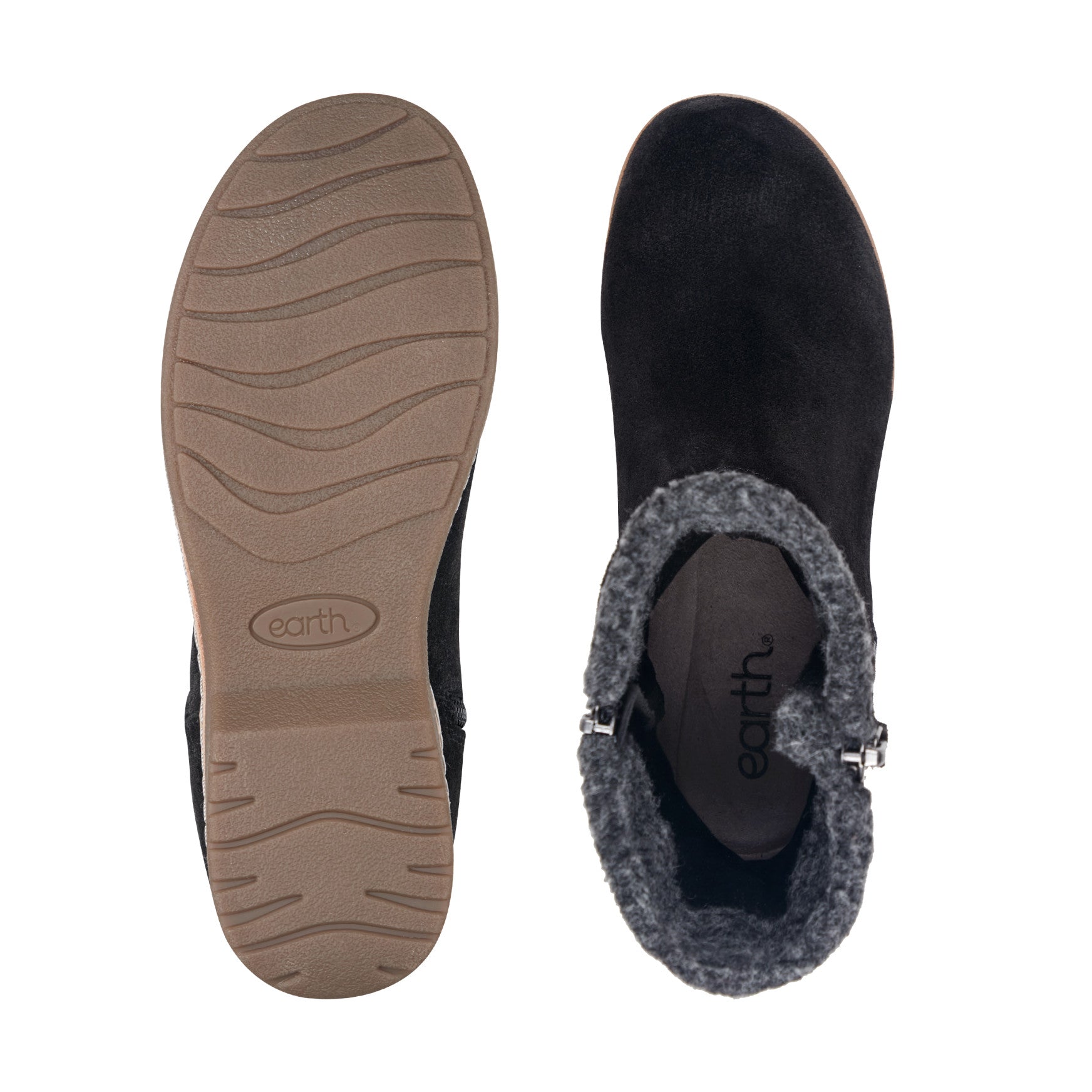 Earth Shoes Hyland Water Repellent Suede Booties