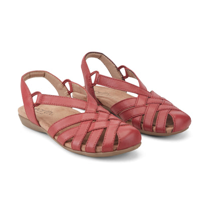 Earth Shoes Berri Woven Casual Round Toe Slip-on Sandals