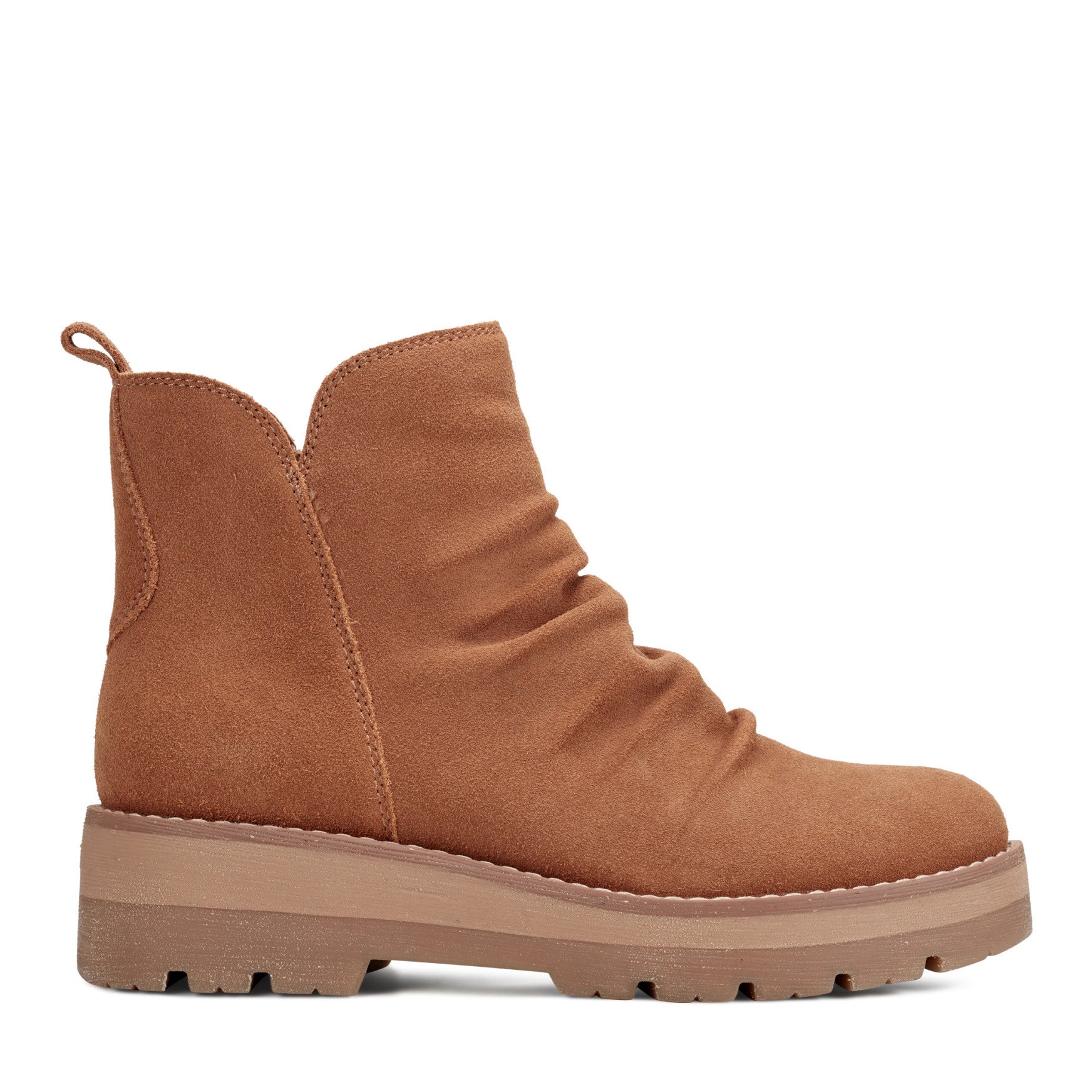 Earth Shoes Yonder Waterproof Ruched Lug Sole Casual Booties
