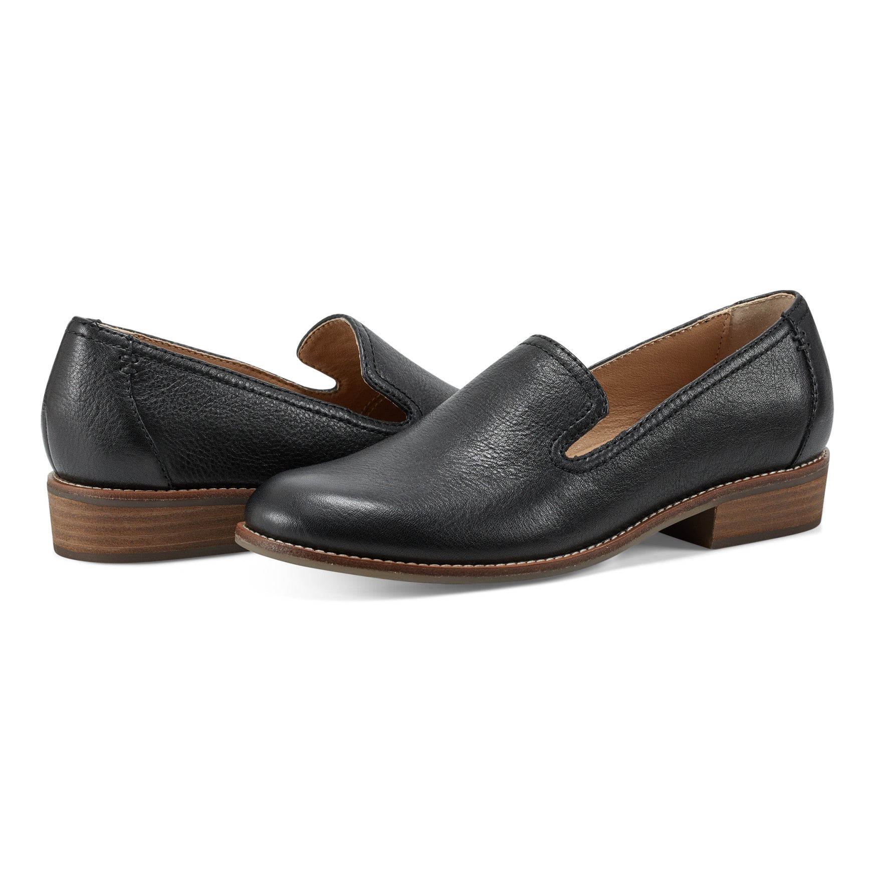 Earth Shoes Edna Round Toe Casual Slip-on Flat Loafers