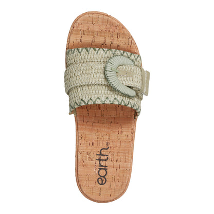 Earth Shoes Samsy Casual Slip-on Wedge Platform Sandals