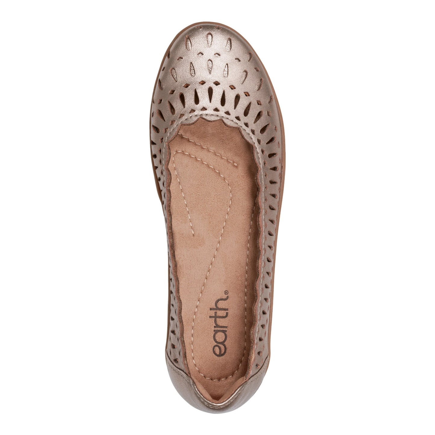 Earth Shoes Luna Round Toe Casual Slip-on Ballet Flats