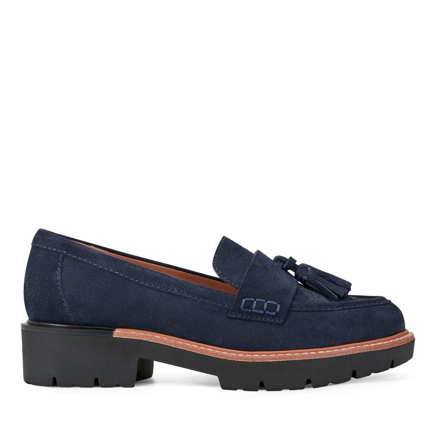 Earth Shoes Zimm Round Toe Lug Sole Casual Slip-on Loafers