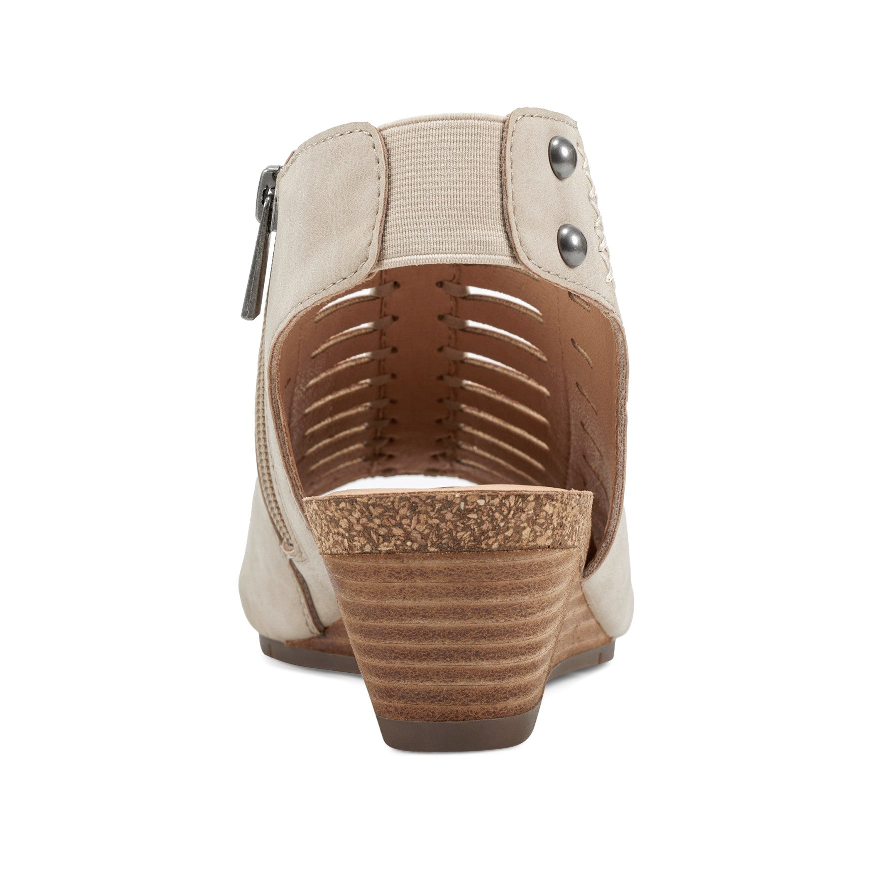 Earth Shoes Hana Round Toe Laser Cut Dress Sandals