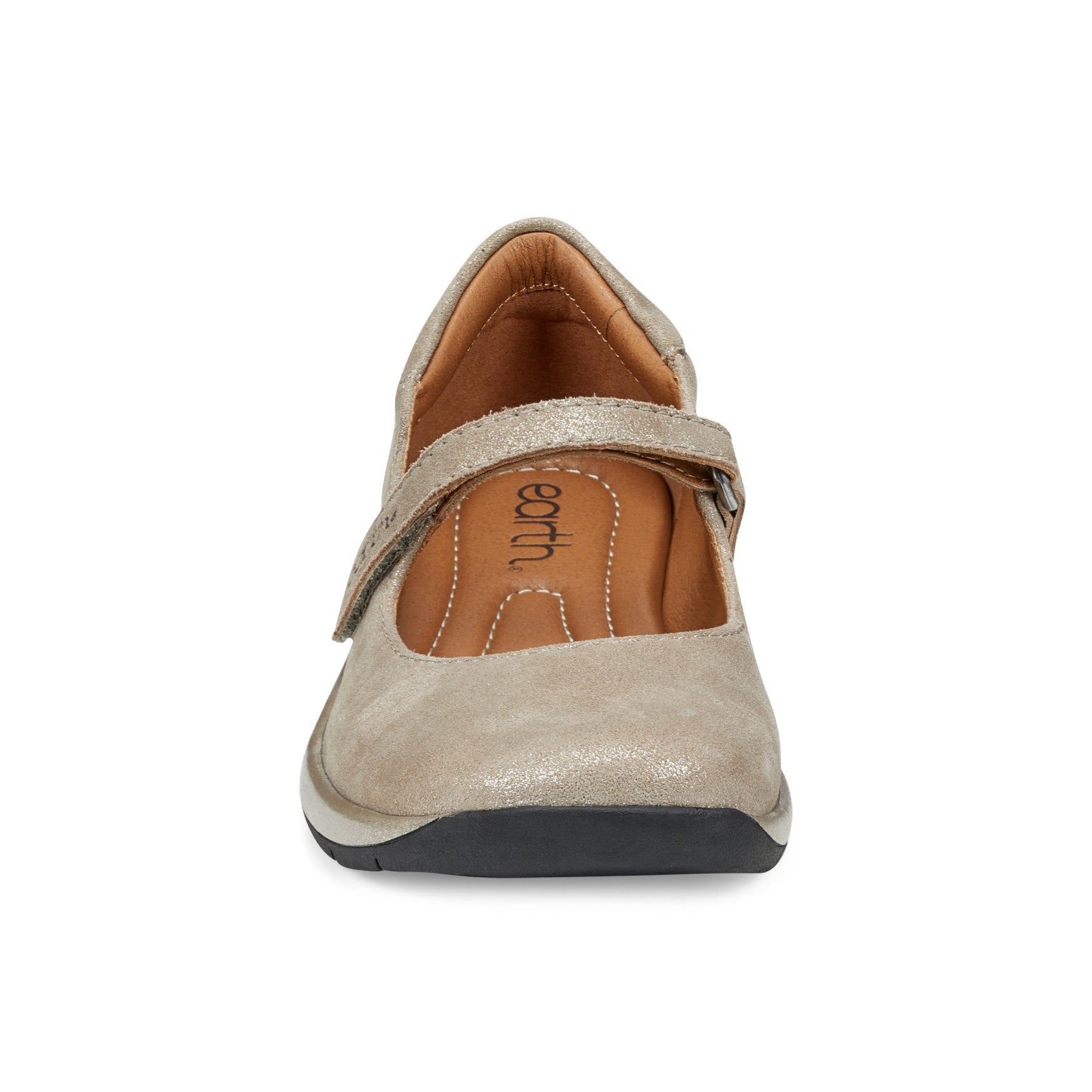 Earth Shoes Tose Lug Sole Square Toe Casual Ballet Flats