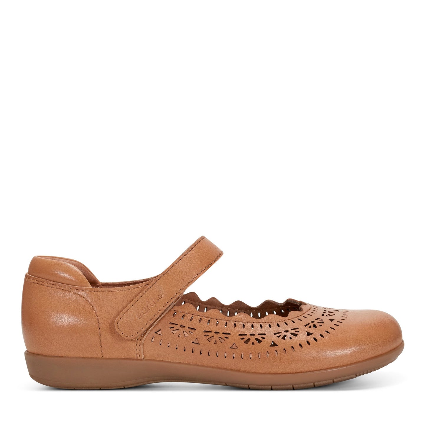 Earth Shoes Brady Round Toe Adjustable Strap Casual Flats