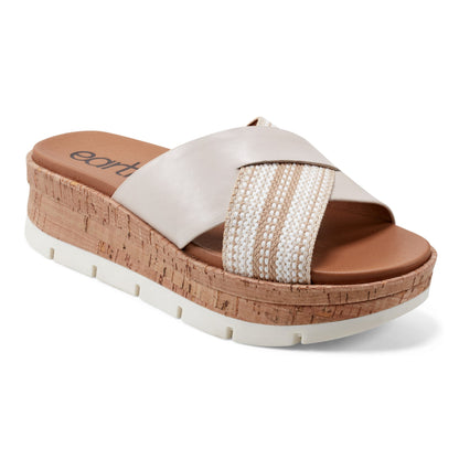 Earth Shoes Finale Casual Slip-On Wedge Platform Sandals