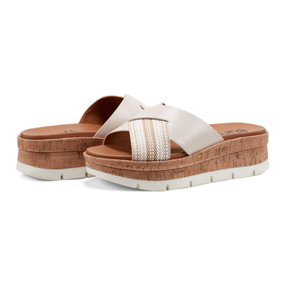 Earth Shoes Finale Casual Slip-On Wedge Platform Sandals