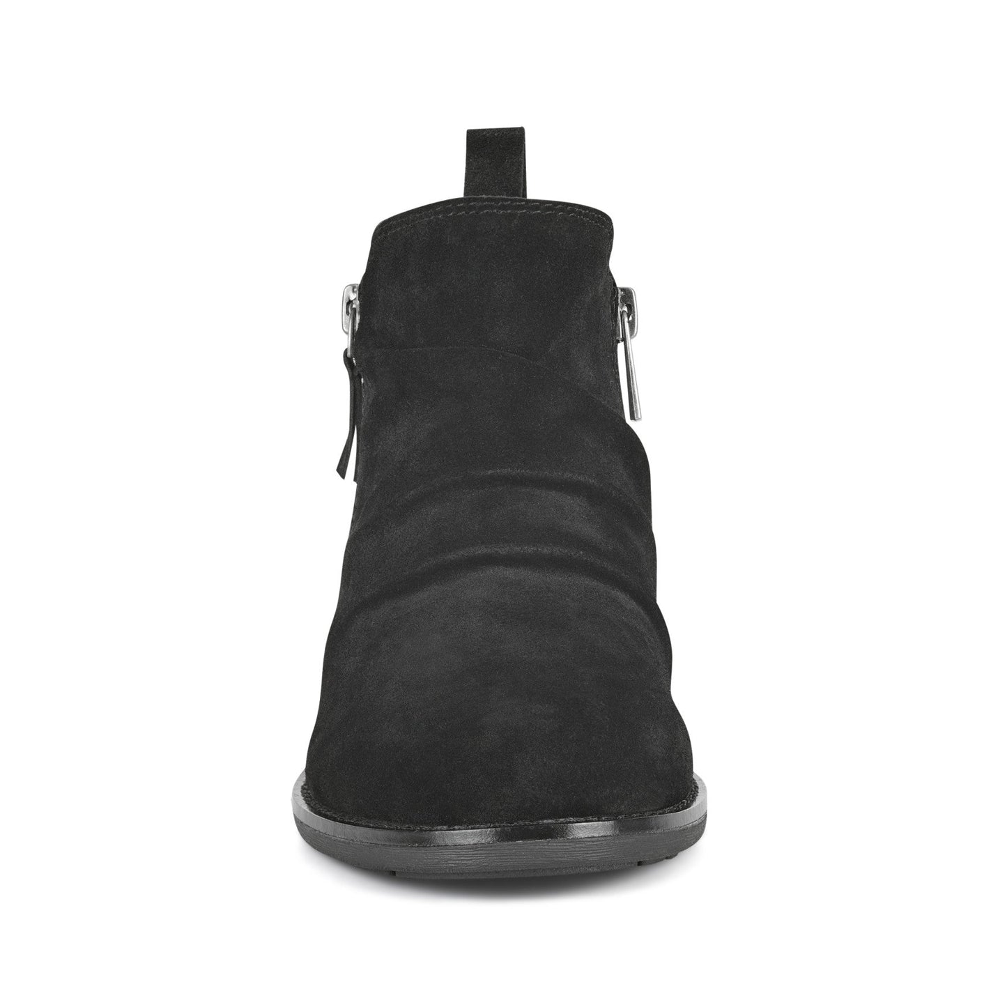 Earth Shoes Nadya Round Toe Ruched Casual Booties