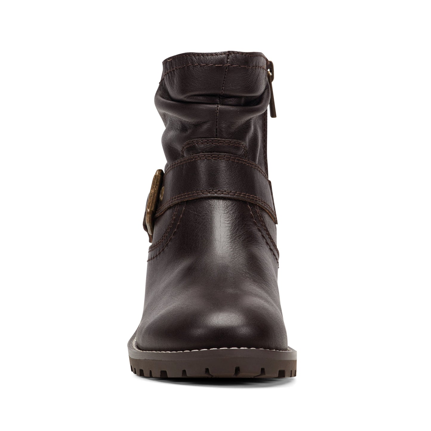 Earth Shoes Thrill Leather Ruched Booties