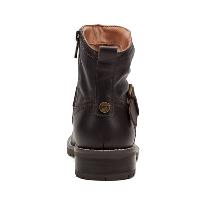Earth Shoes Thrill Leather Ruched Booties