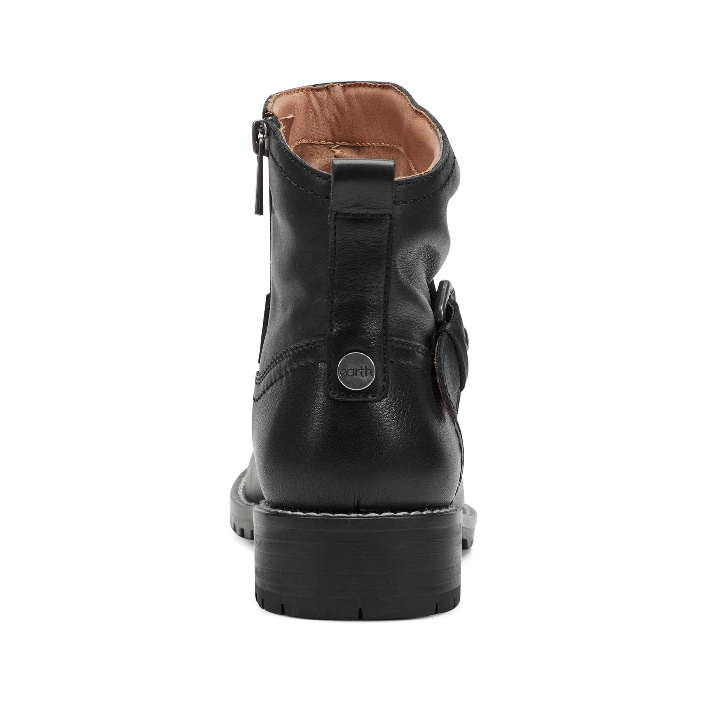 Earth Shoes Thrill Leather Ruched Booties