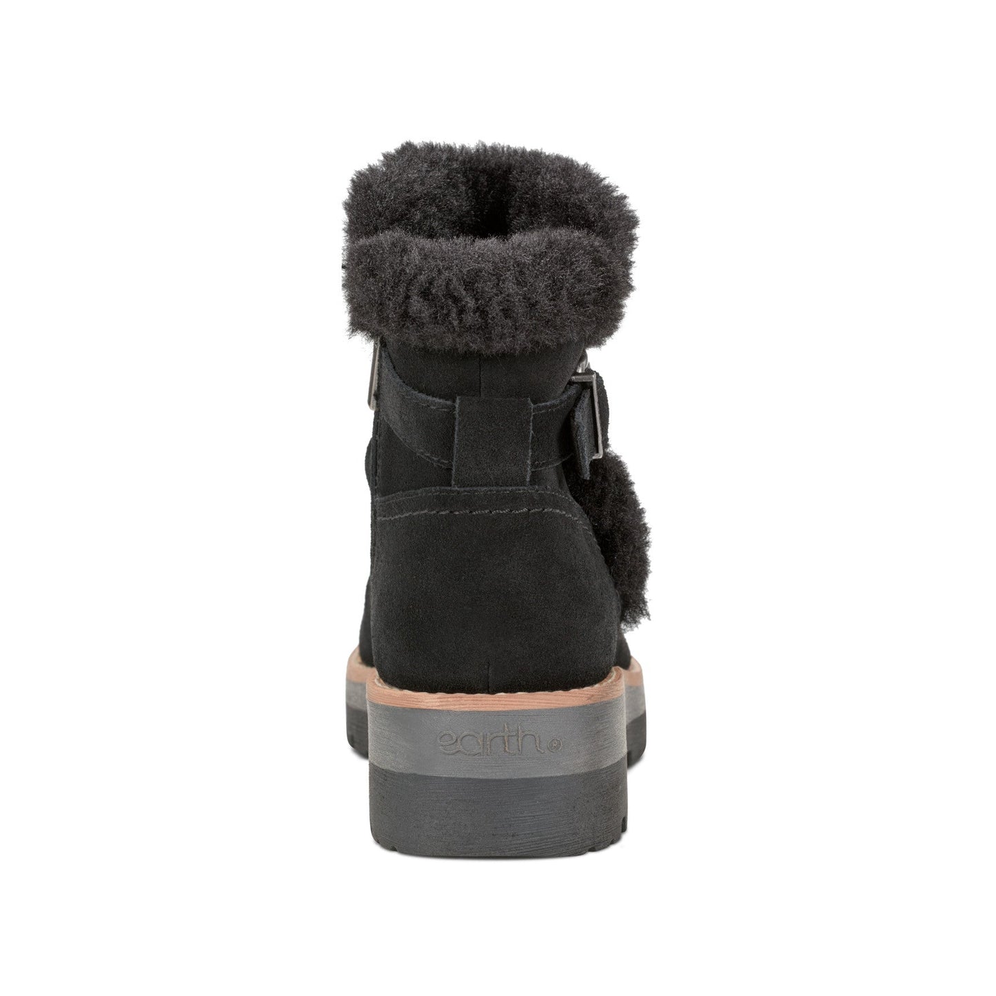 Earth Shoes Yara Waterproof Suede Lug Sole Ankle Booties