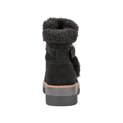 Earth Shoes Yara Waterproof Suede Lug Sole Ankle Booties