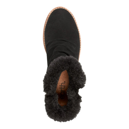 Earth Shoes Yara Waterproof Suede Lug Sole Ankle Booties