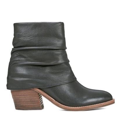 Earth Shoes Savvy Block Heel Ruched Casual Booties