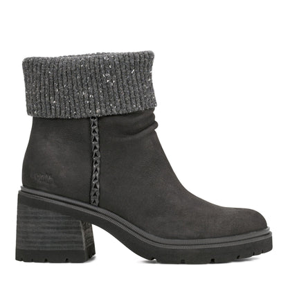 Earth Shoes Gresa Waterproof Block Heel Round Toe Casual Booties