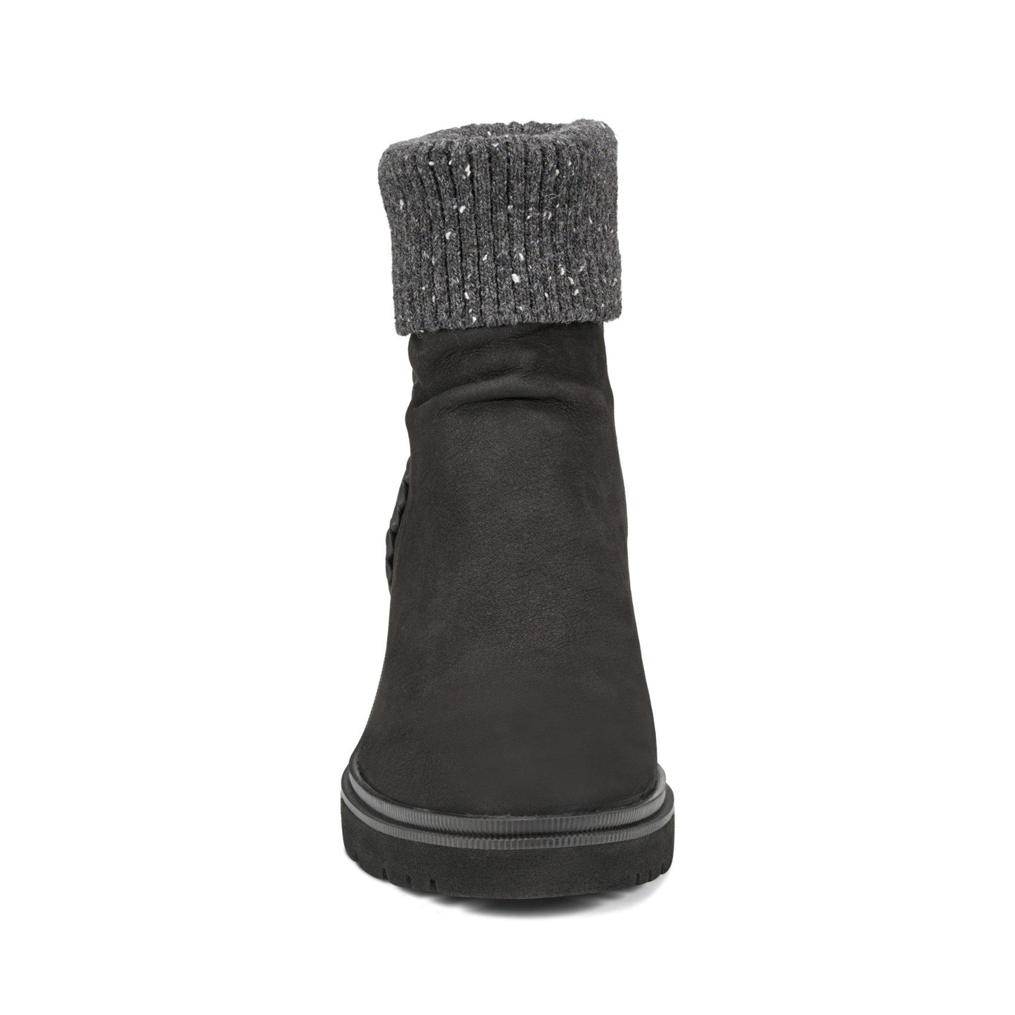 Earth Shoes Gresa Waterproof Block Heel Round Toe Casual Booties