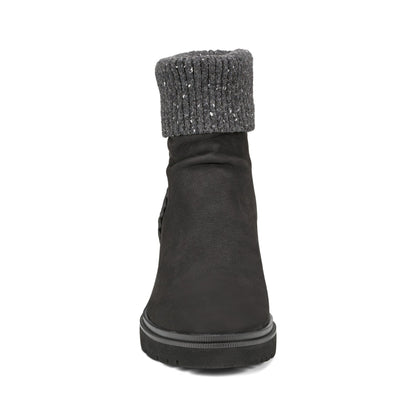 Earth Shoes Gresa Waterproof Block Heel Round Toe Casual Booties