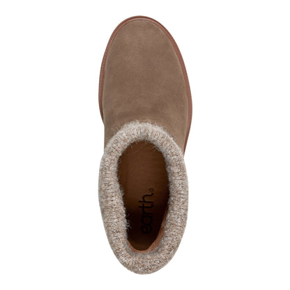 Earth Shoes Gresa Waterproof Block Heel Round Toe Casual Booties