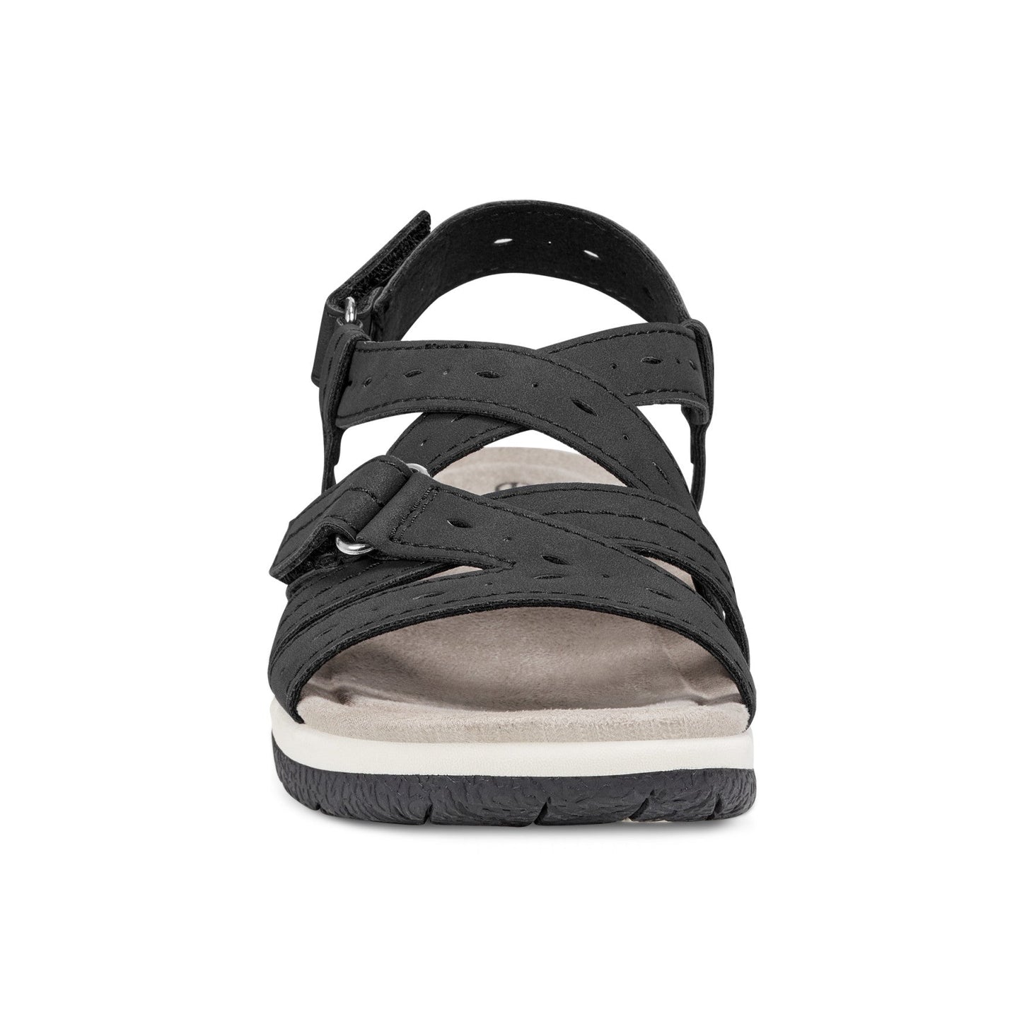 Earth Shoes Samsin Round Toe Strappy Casual Flat Sandals