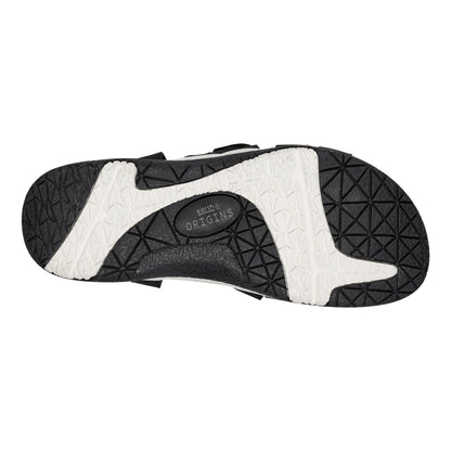 Earth Shoes Samsin Round Toe Strappy Casual Flat Sandals