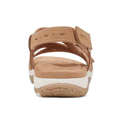 Earth Shoes Samsin Round Toe Strappy Casual Flat Sandals